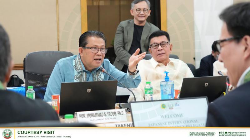 Yacob briefs Japanese journalists, JICA adviser on Bangsamoro transition